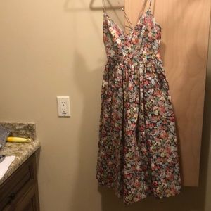 JCREW LIBERTY Fabric midi Sun dress